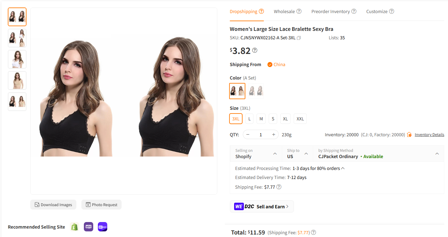 Seamless Wirefree Bralette